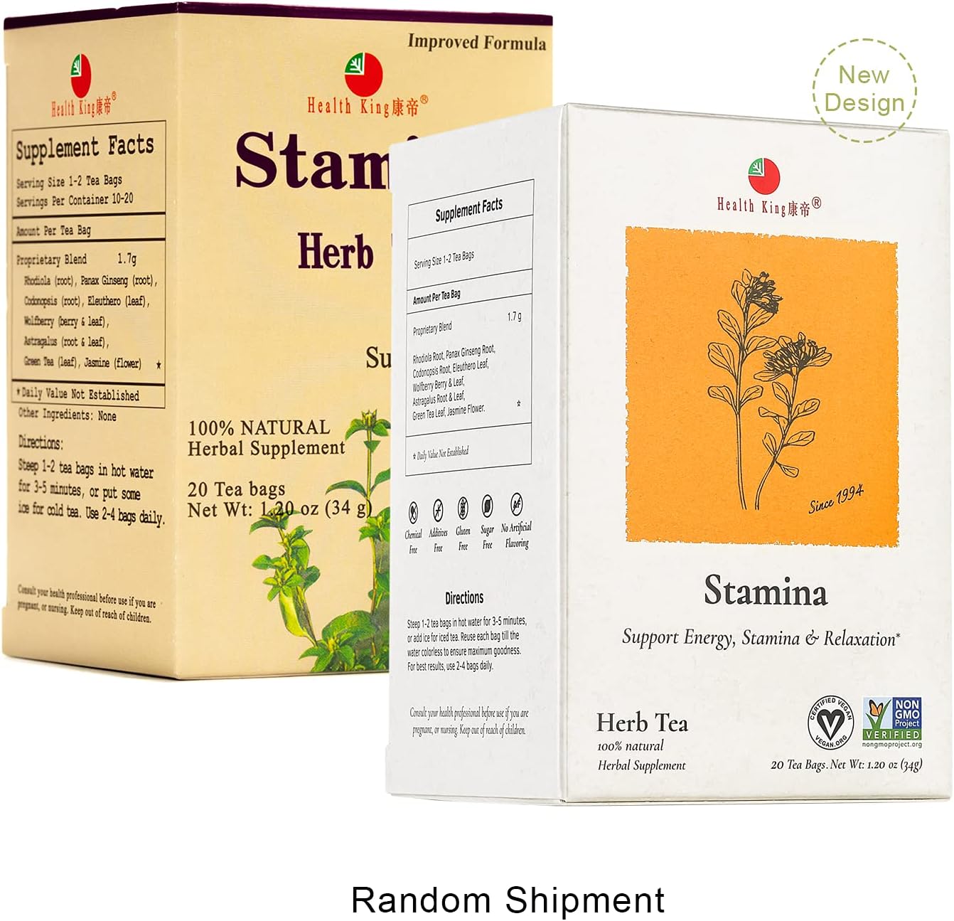Health King Stamina Herb Tea - zdjęcie 2